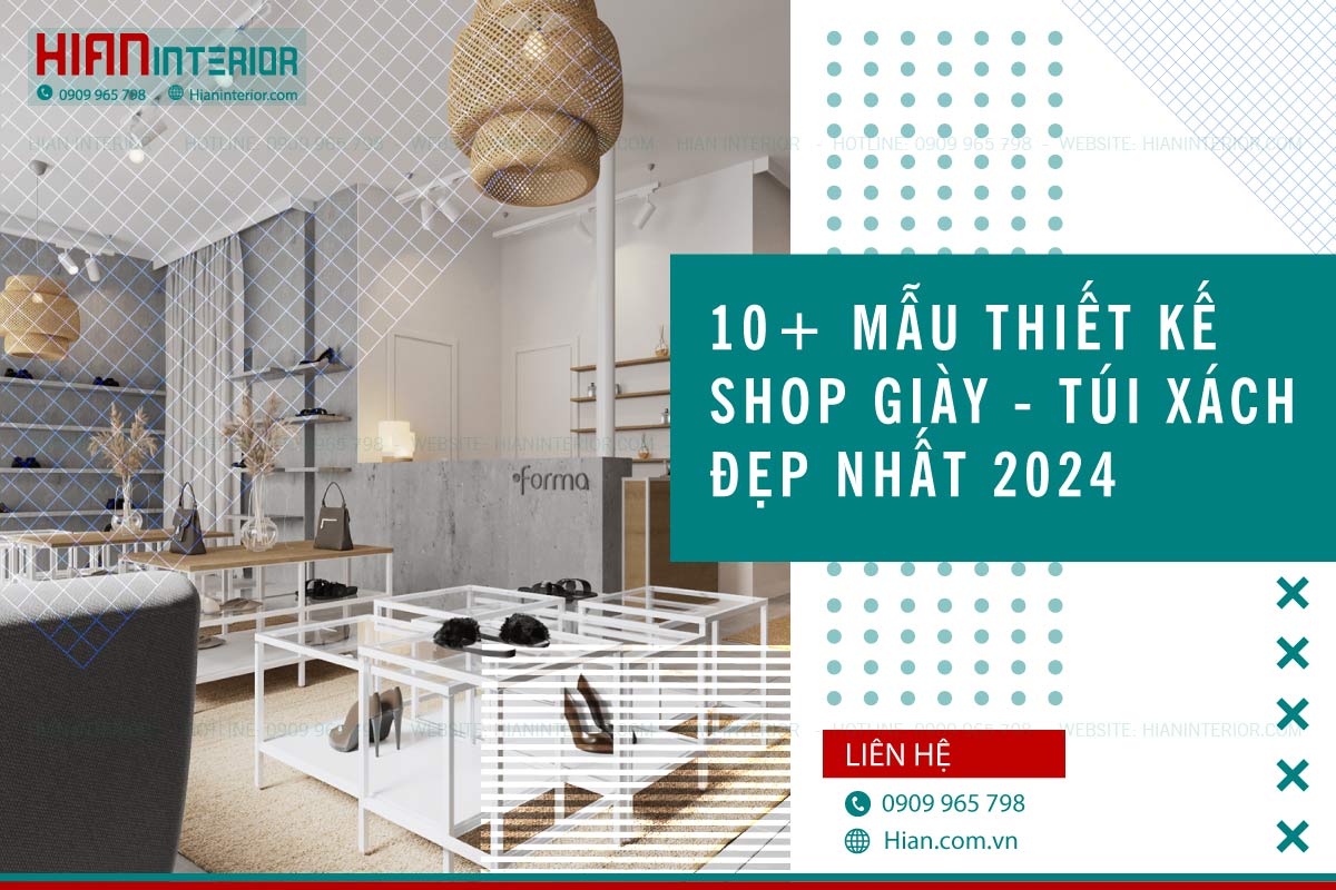 Mẫu thiết kế shop giày đẹp