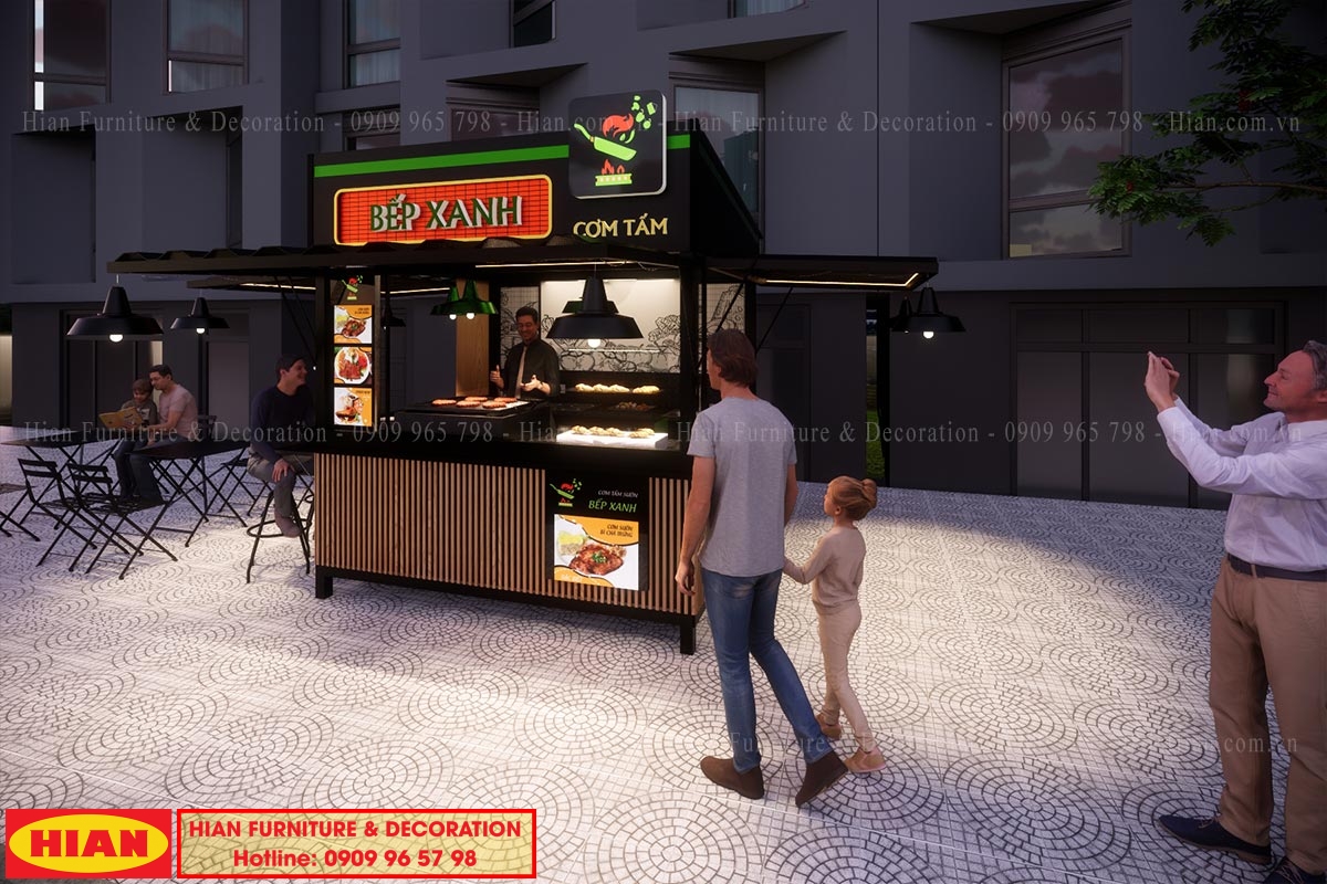 Thiết kế kiot đẹp