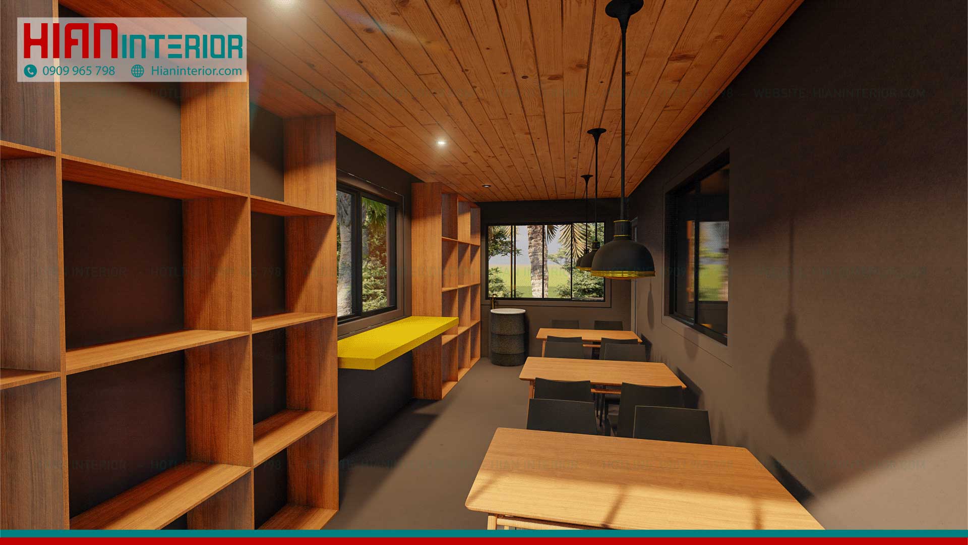 Thiết Kế Quán Cafe Bằng Container
