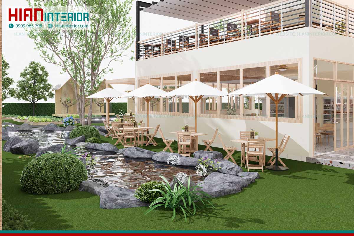 Mẫu Quán Cafe Thép Tiền Chế Đẹp