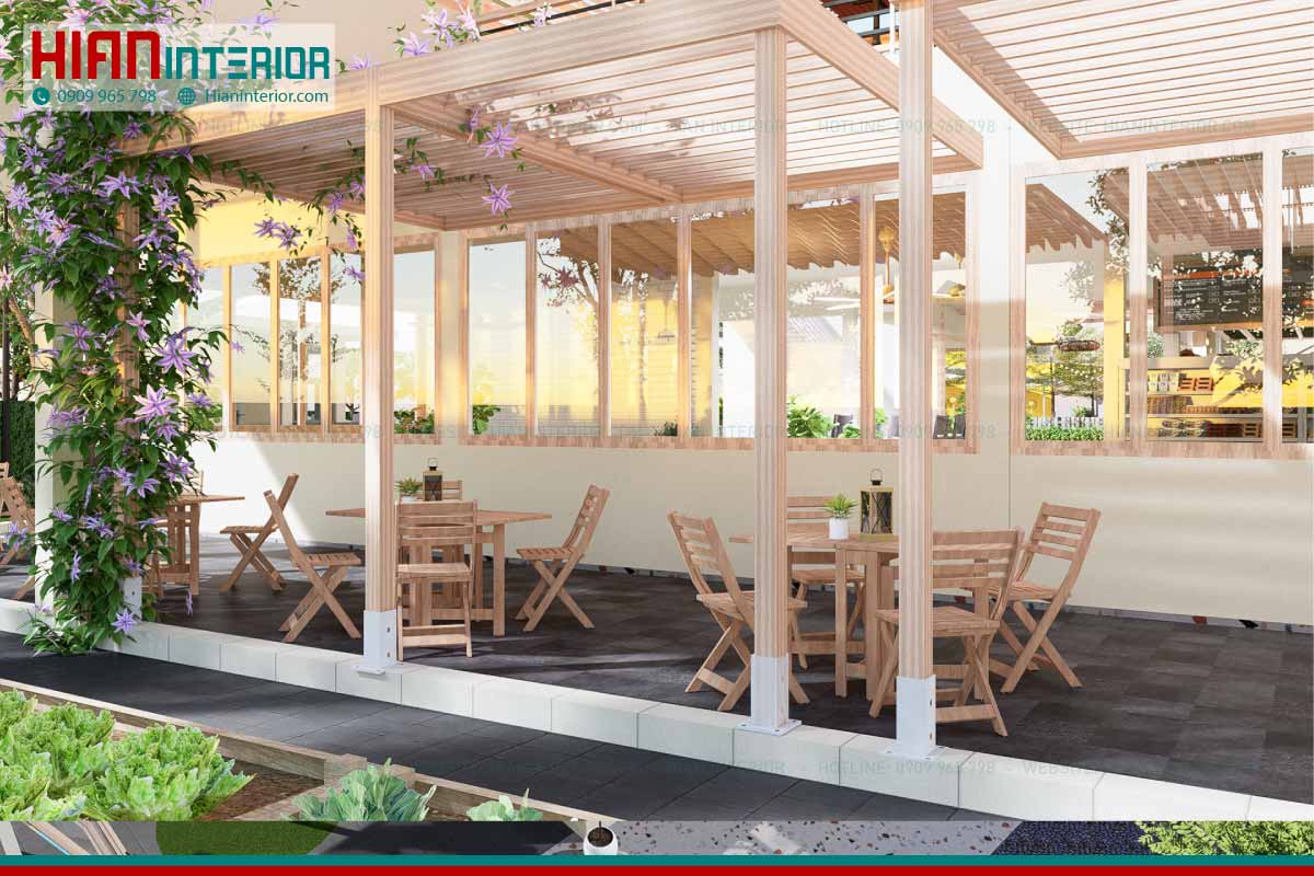 Mẫu Quán Cafe Thép Tiền Chế Đẹp
