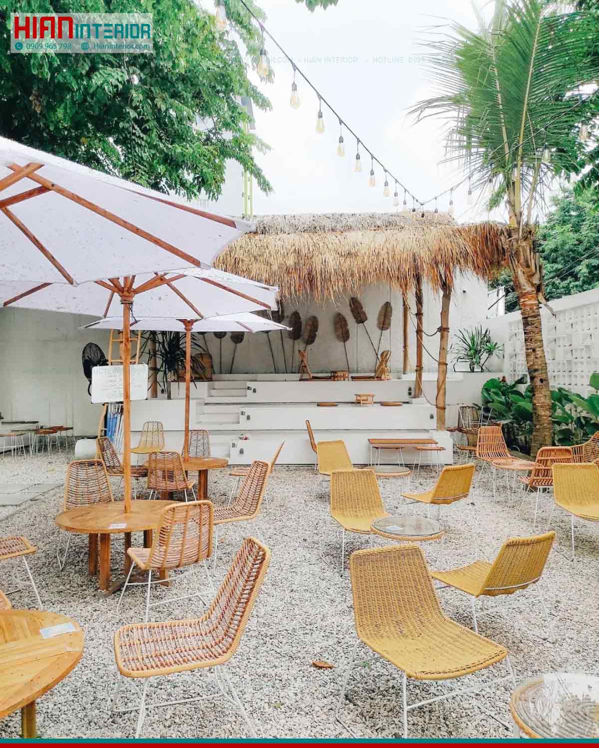 Thi Công Quán Cafe Địa Trung Hải