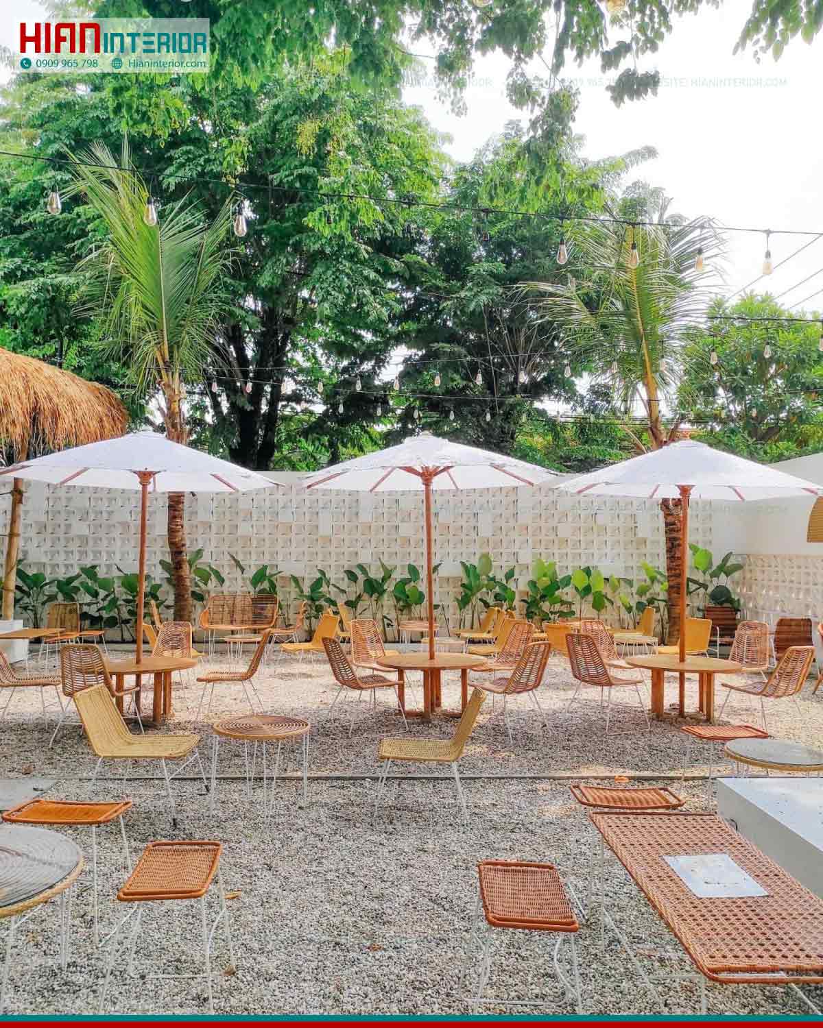 Thi Công Quán Cafe Địa Trung Hải