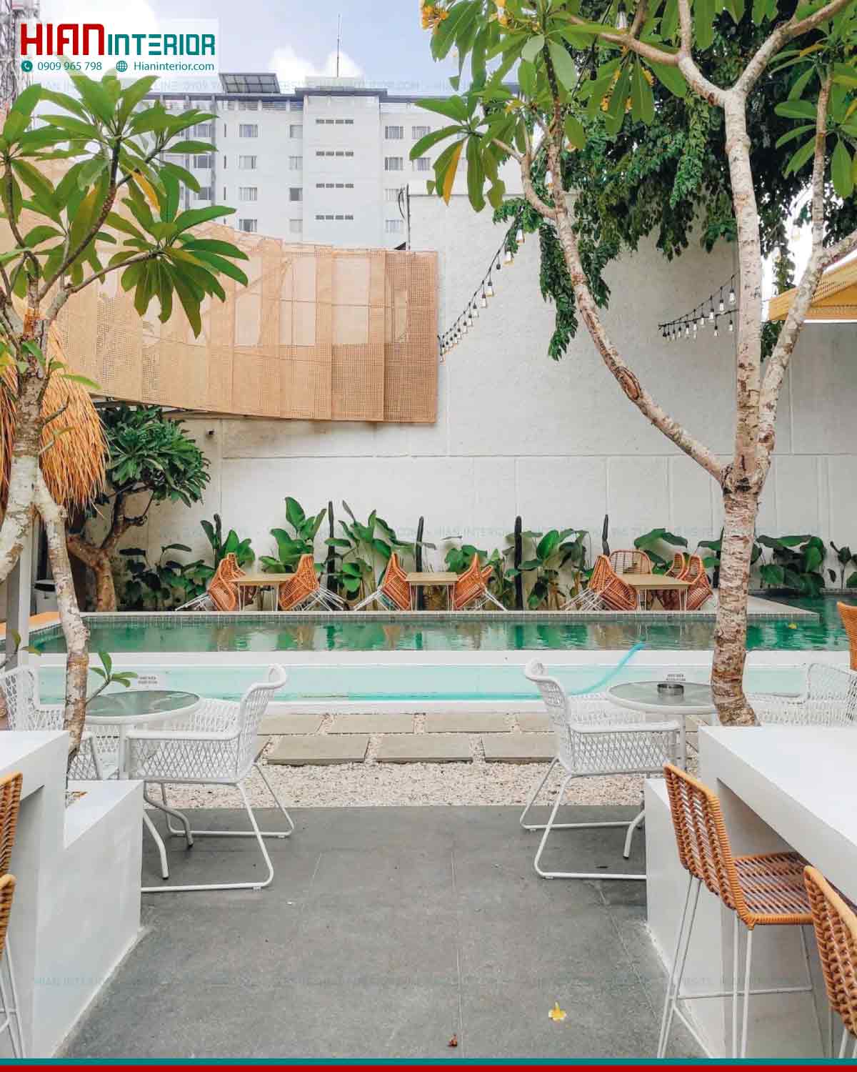 Thi Công Quán Cafe Địa Trung Hải