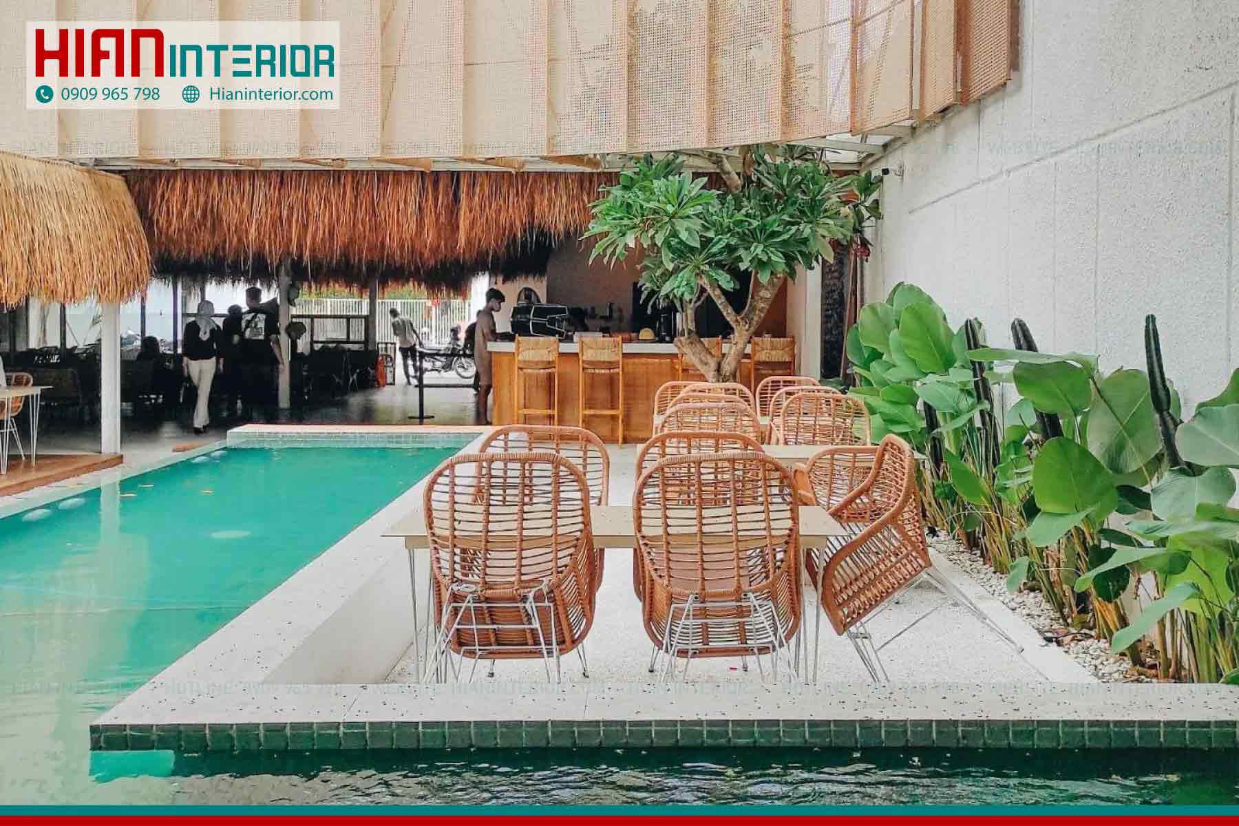 Thi Công Quán Cafe Địa Trung Hải