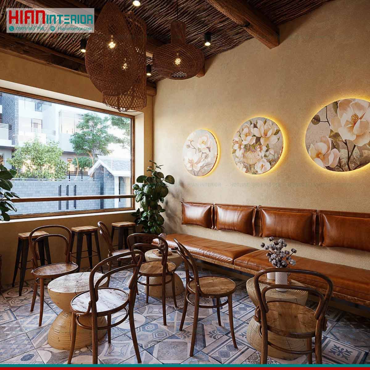 Thiết Kế Quán Cafe Phong Cách Địa Trung Hải