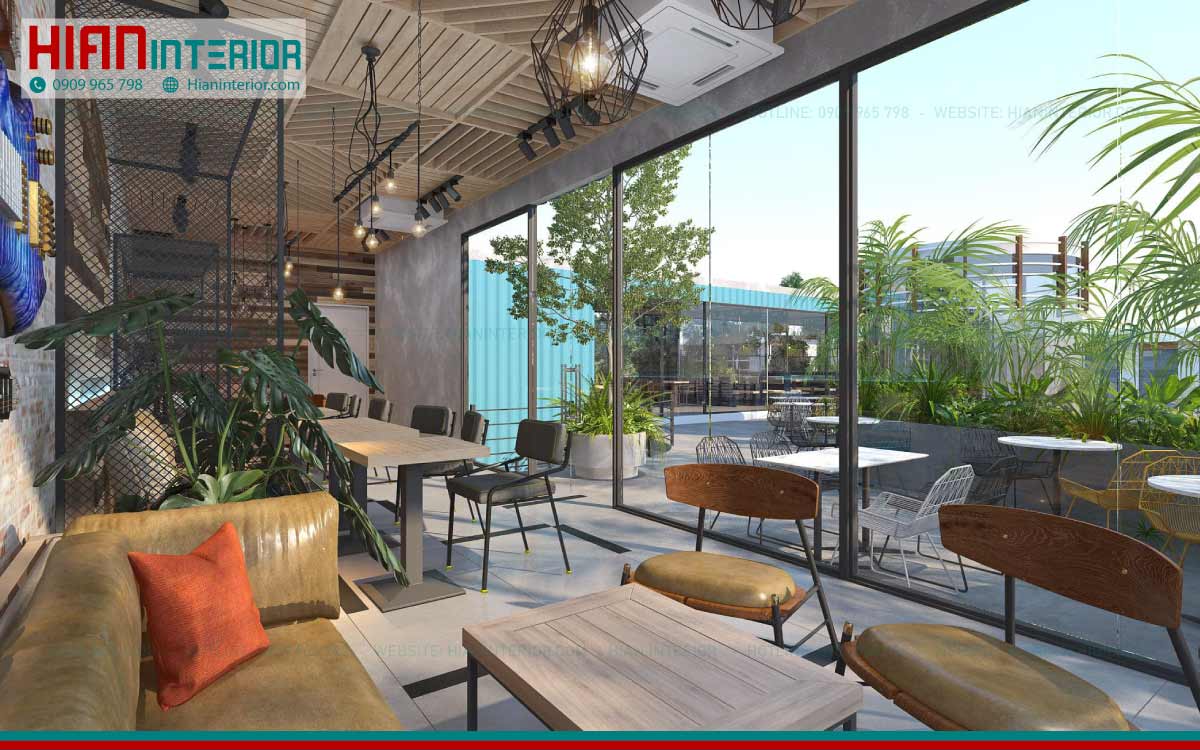 Thiết Kế Quán Cafe Sân Vườn Trọn Gói