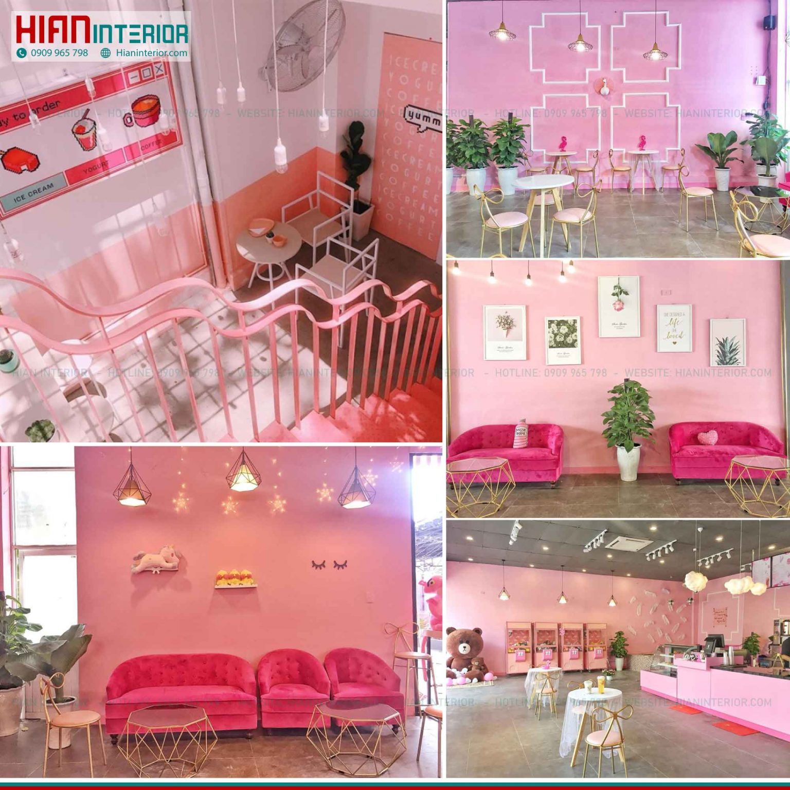 Quán Trà Sữa Yummi – Hian Interior