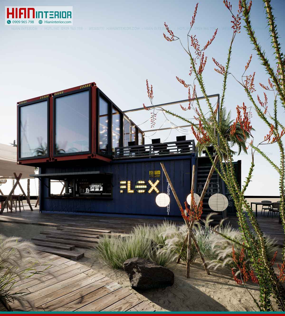 Thiết Kế Thi Công Quán Cafe Cắm Trại