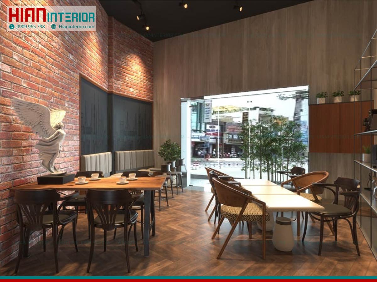 Thiết Kế Thi Công Quán Cafe Thép Đẹp