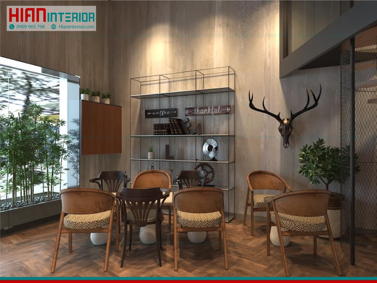 Thiết Kế Thi Công Quán Cafe Thép Đẹp