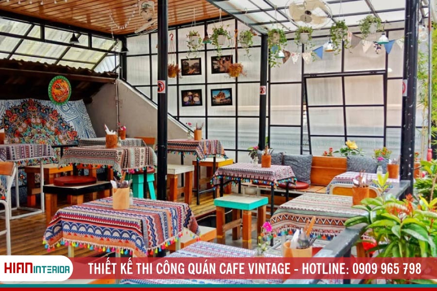 Thiết Kế Thi Công Quán Cafe Vintage