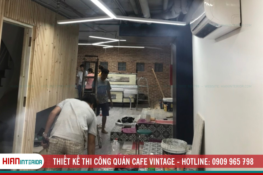 Thiết Kế Thi Công Quán Cafe Vintage