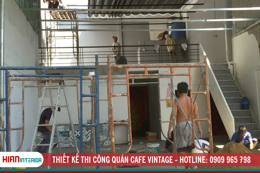 Thiết Kế Thi Công Quán Cafe Vintage