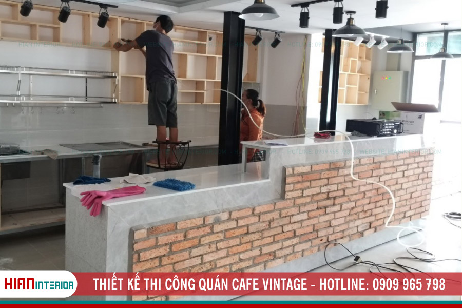 Thiết Kế Thi Công Quán Cafe Vintage