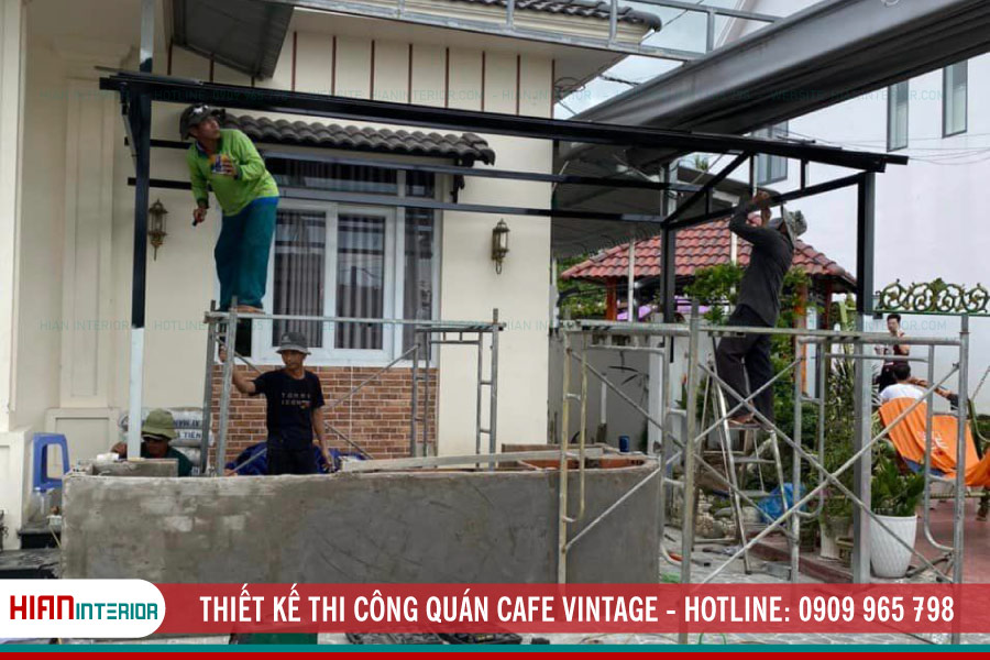 Thiết Kế Thi Công Quán Cafe Vintage