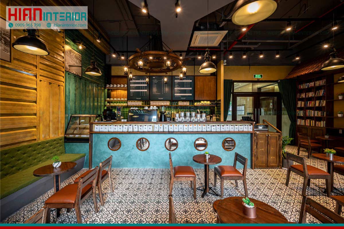 Thiết Kế Thi Công Quán Cafe Vintage