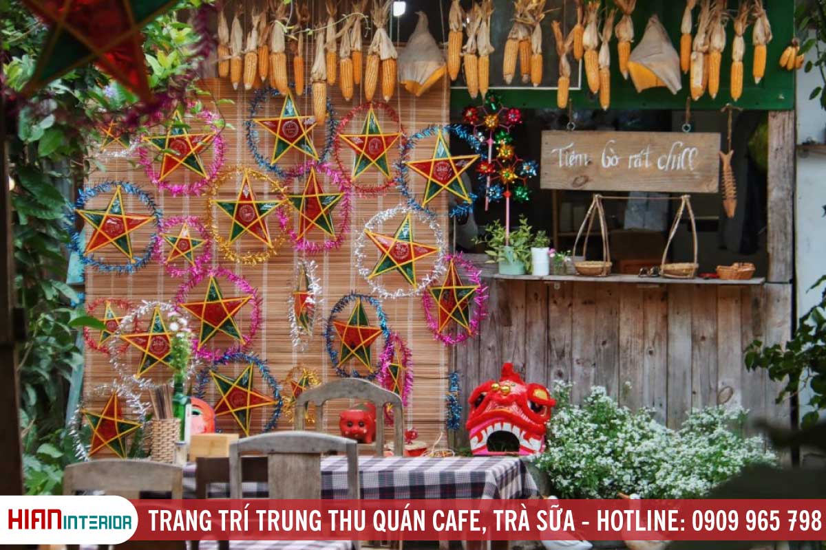 Trang Trí Trung Thu Quán Cafe