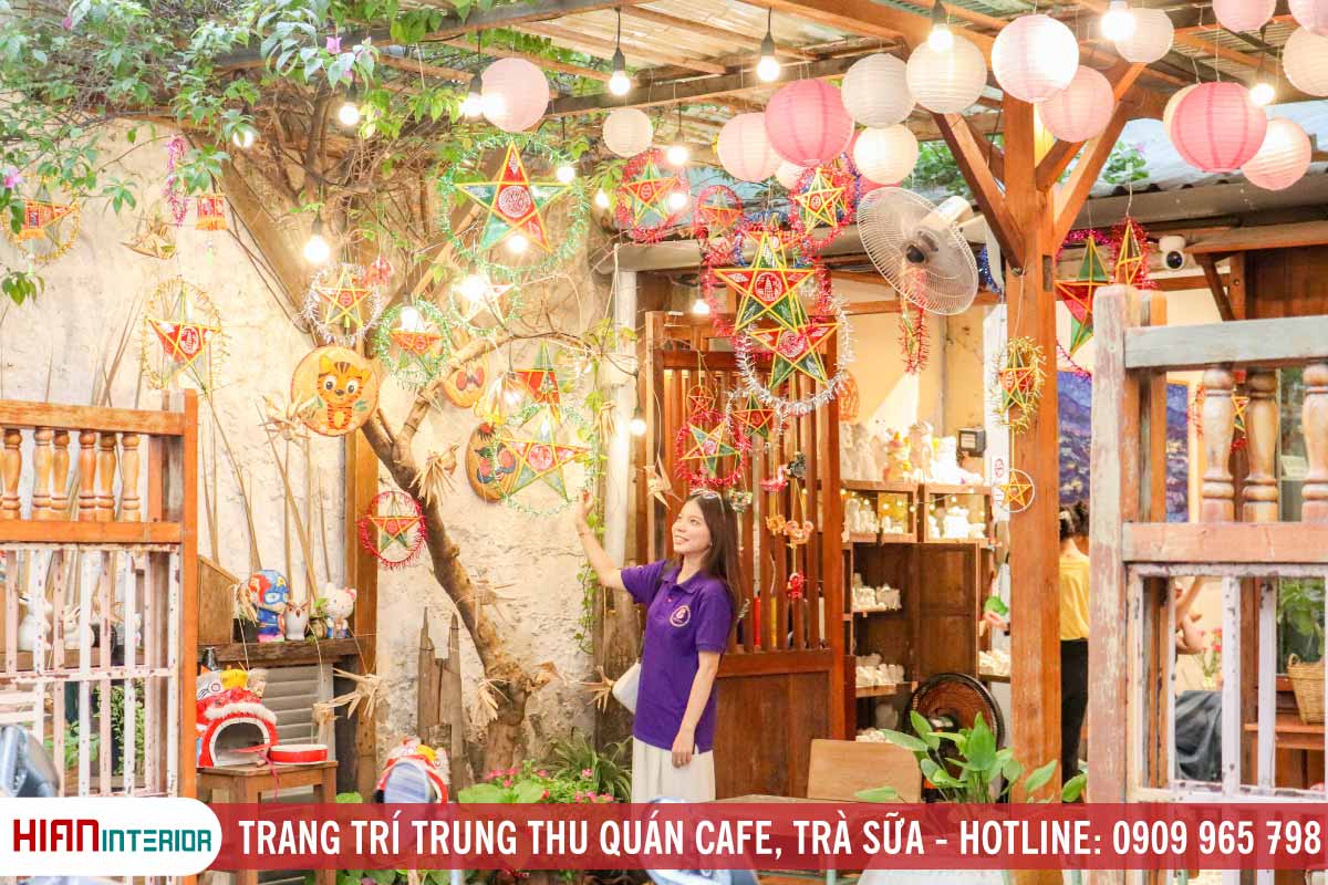 Trang Trí Trung Thu Quán Cafe