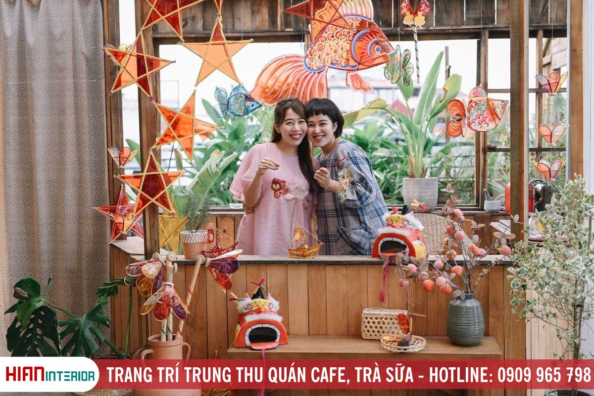 Trang Trí Trung Thu Quán Cafe