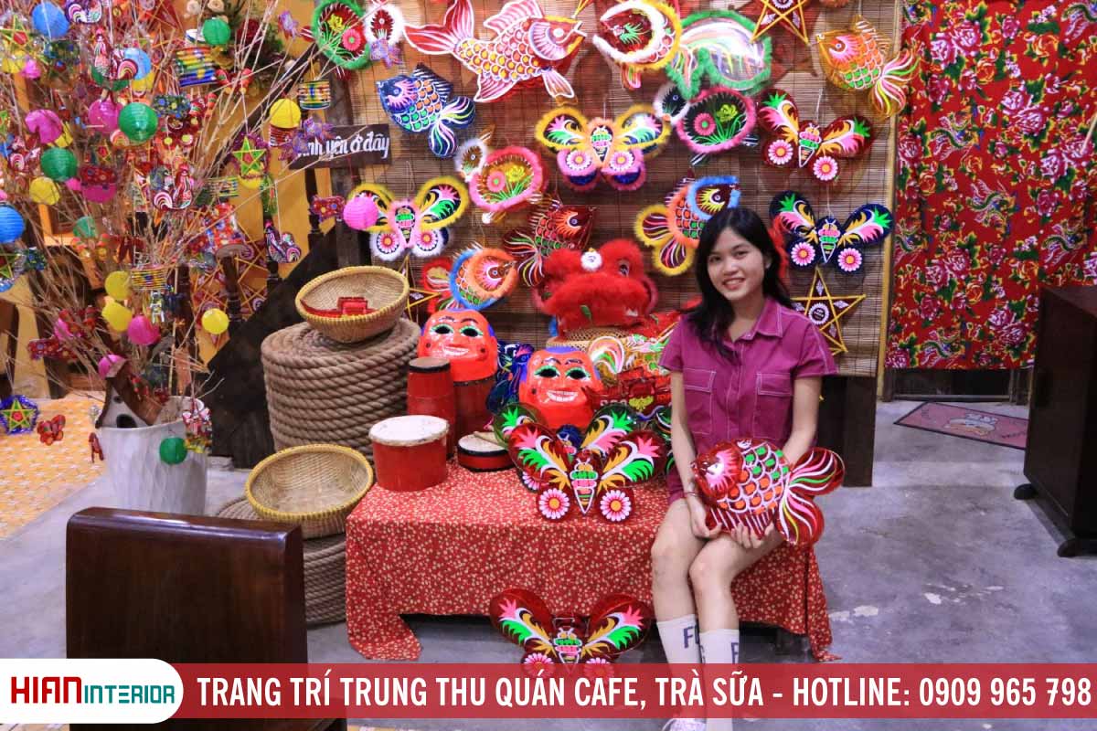 Trang Trí Trung Thu Quán Cafe