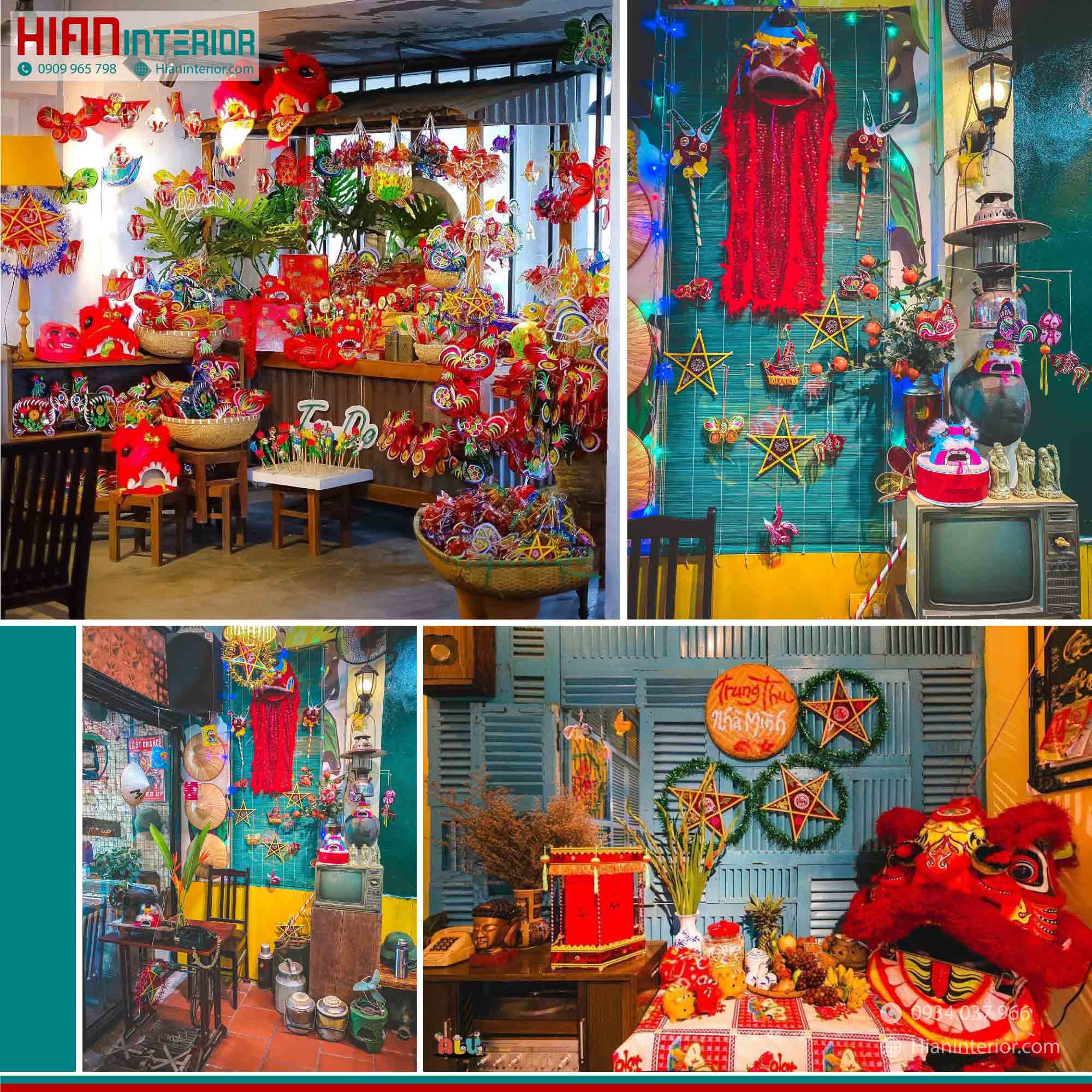 Trang Trí Trung Thu Quán Cafe
