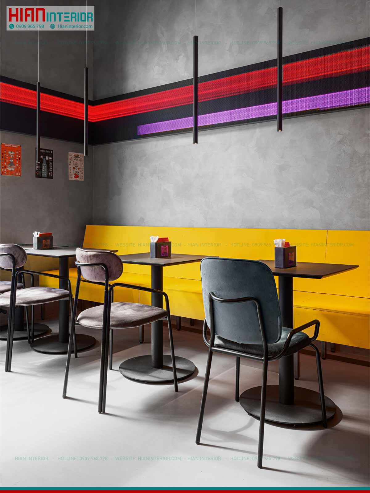 Thiết Kế Nhà Hàng Fast Food Hiện Đại