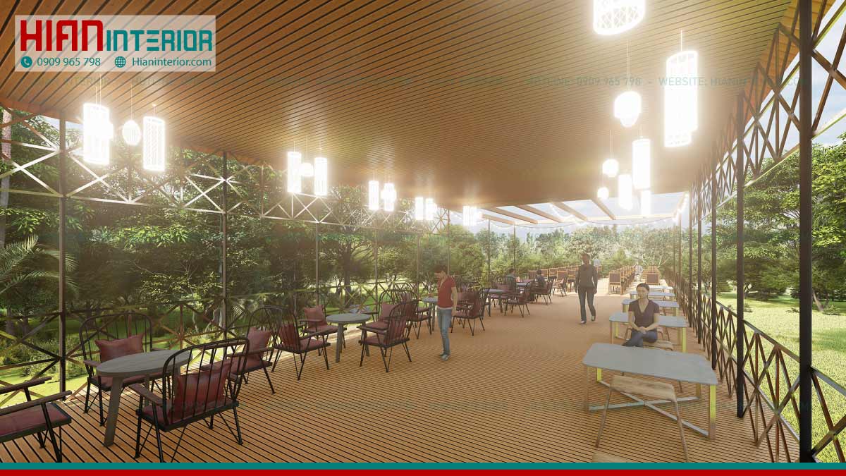 Thiết Kế Nhà Hàng Ngoài Trời