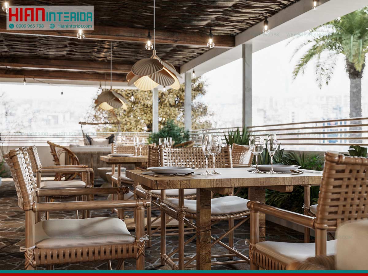 Thiết Kế Quán Cafe Địa Trung Hải