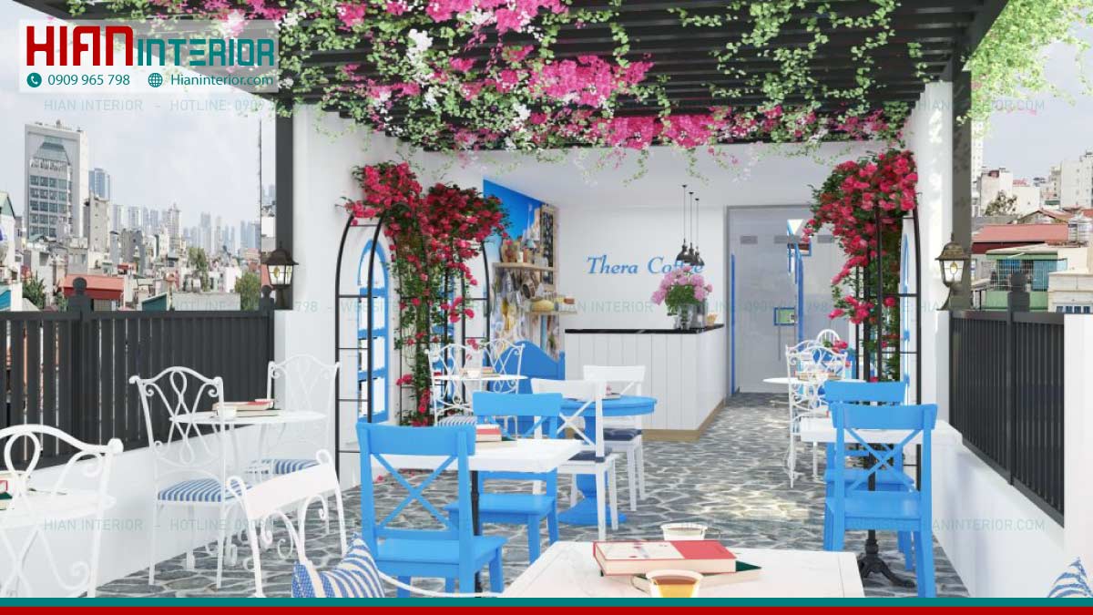 Thiết Kế Quán Cafe Roof Top Trọn Gói