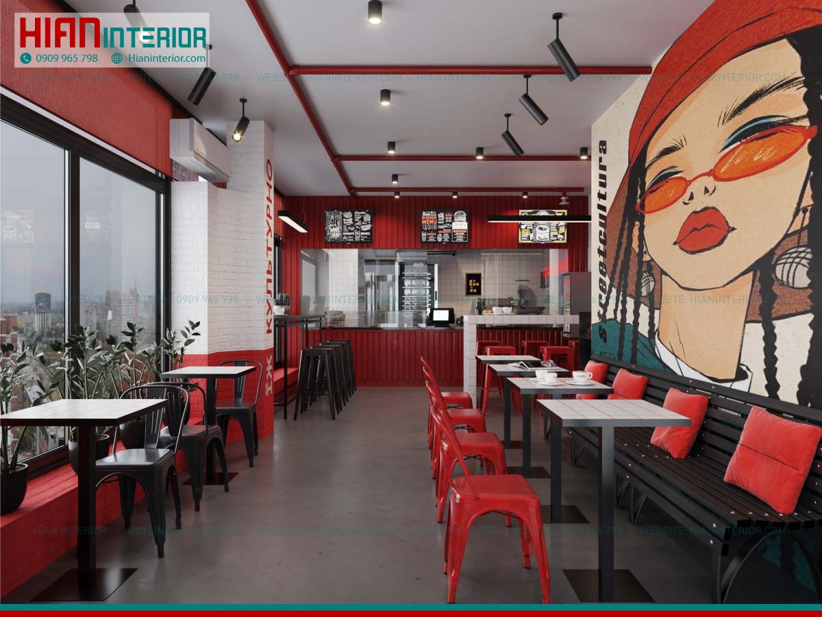 Thiết Kế Thi Công Nhà Hàng Fast Food