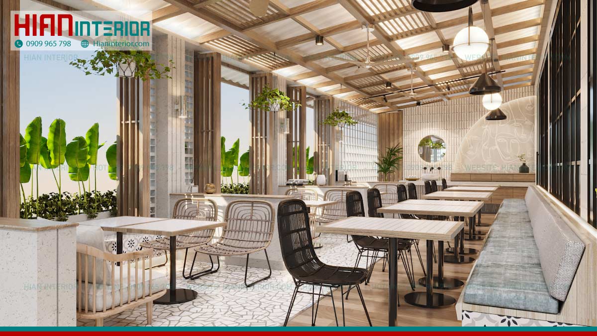 Thiết Kế Thi Công Nhà Hàng Sân Vườn
