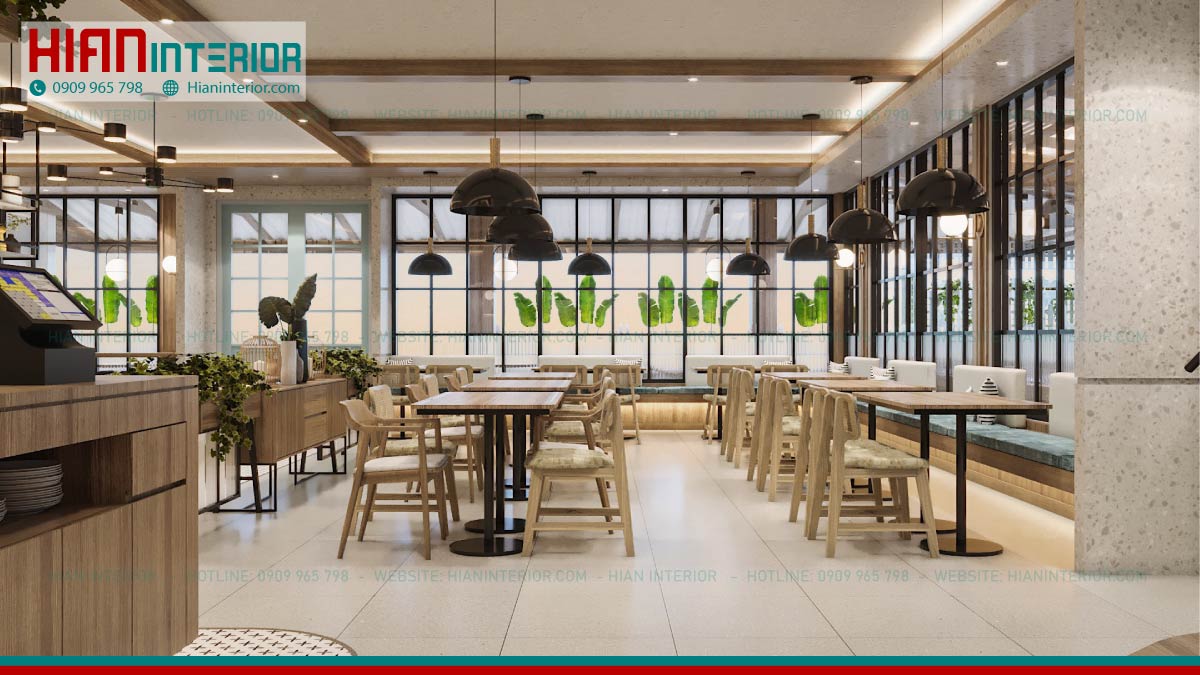 Thiết Kế Thi Công Nhà Hàng Sân Vườn