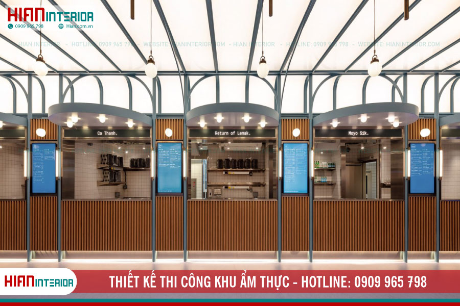 Thiết Kế Thi Công Khu Ẩm Thực