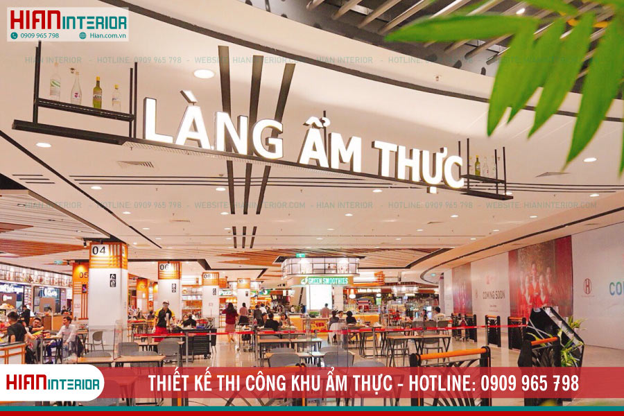 Thiết Kế Thi Công Khu Ẩm Thực