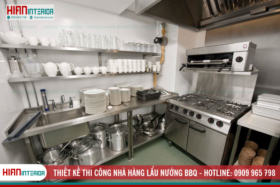 Thiết kế thi công nhà hàng lẩu nướng BBQ