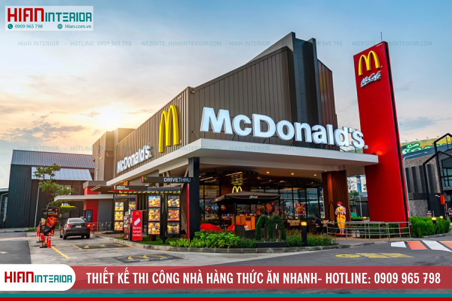 Thiết Kế Thi Công Nhà Hàng Thức Ăn Nhanh