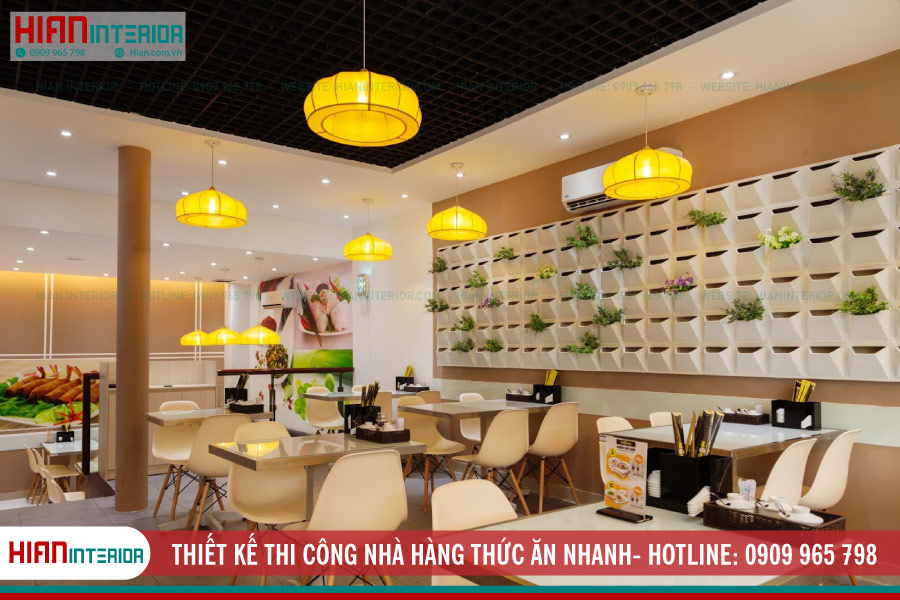Thiết Kế Thi Công Nhà Hàng Thức Ăn Nhanh