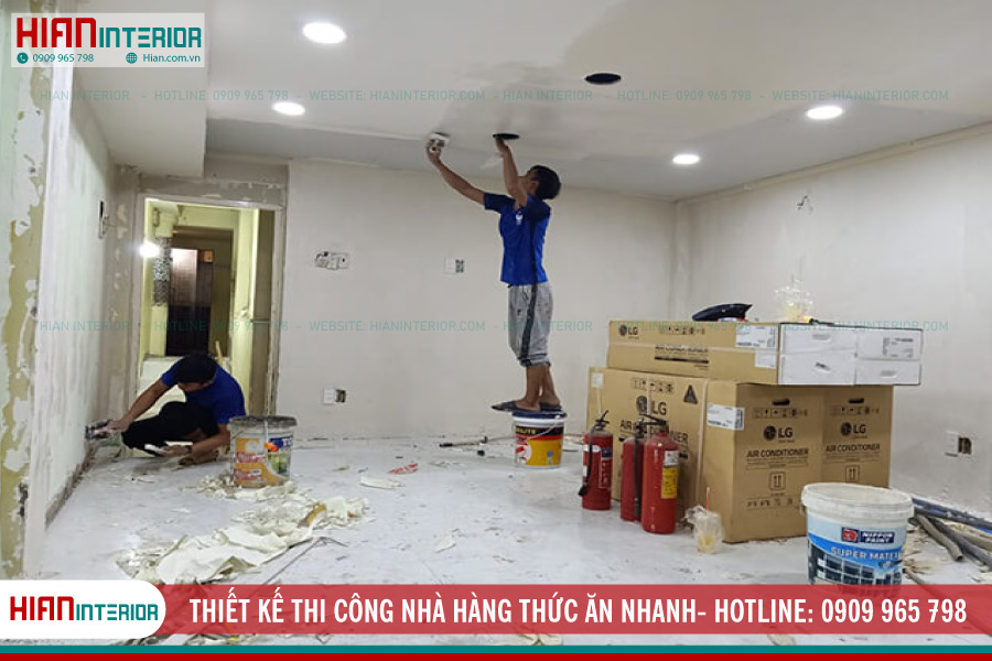 Thiết Kế Thi Công Nhà Hàng Thức Ăn Nhanh