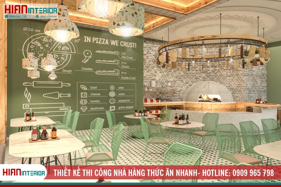 Thiết Kế Thi Công Nhà Hàng Thức Ăn Nhanh