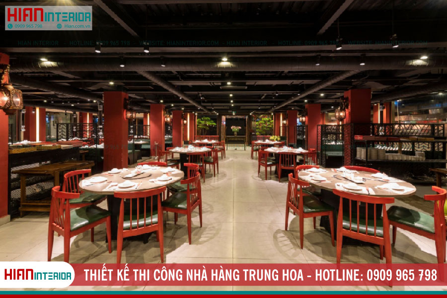 Thiết Kế Thi Công Nhà Hàng Trung Hoa