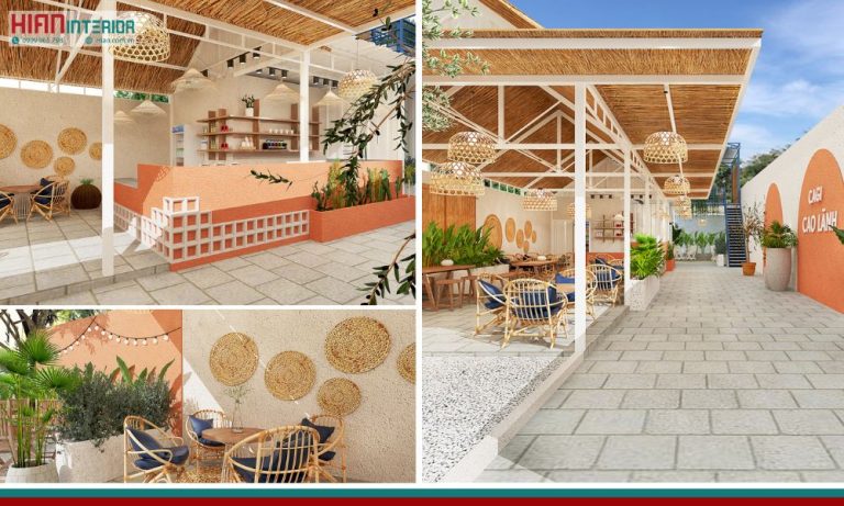 10+ Mẫu Thiết Kế Quán Cafe Sân Vườn Đẹp 2024 | Hian Interior