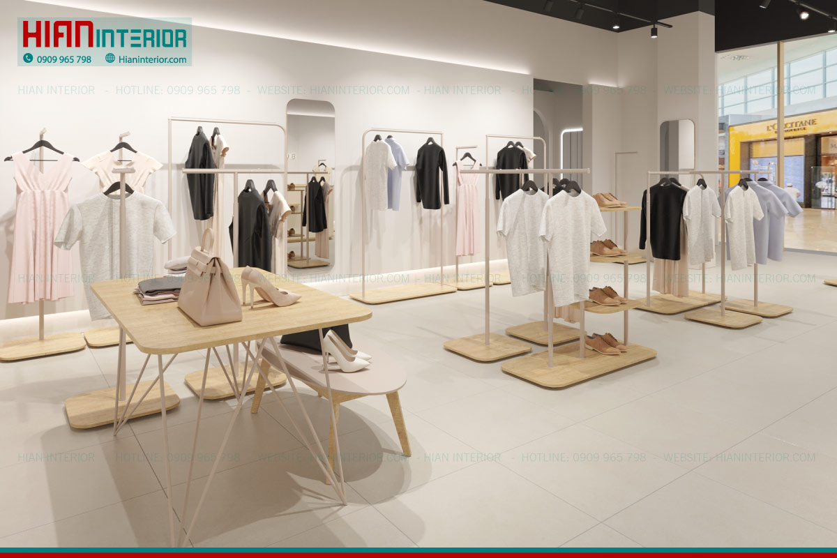 Thiết kế thi công shop thời trang