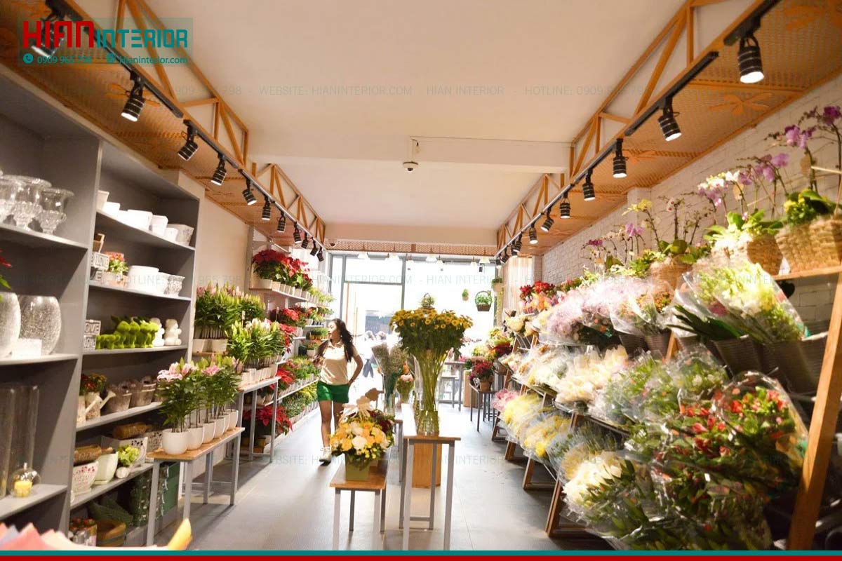 Thiết kế thi công cửa hàng hoa