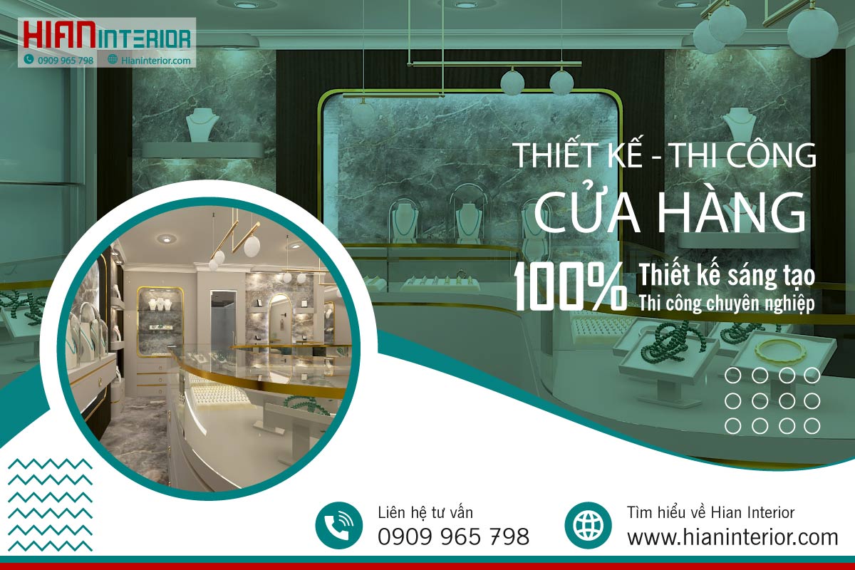 Thiết kế thi công cửa hàng trọn gói