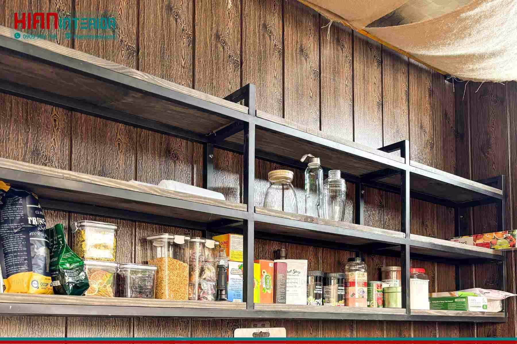 Thi công quán cafe sân vườn B00M Coffee