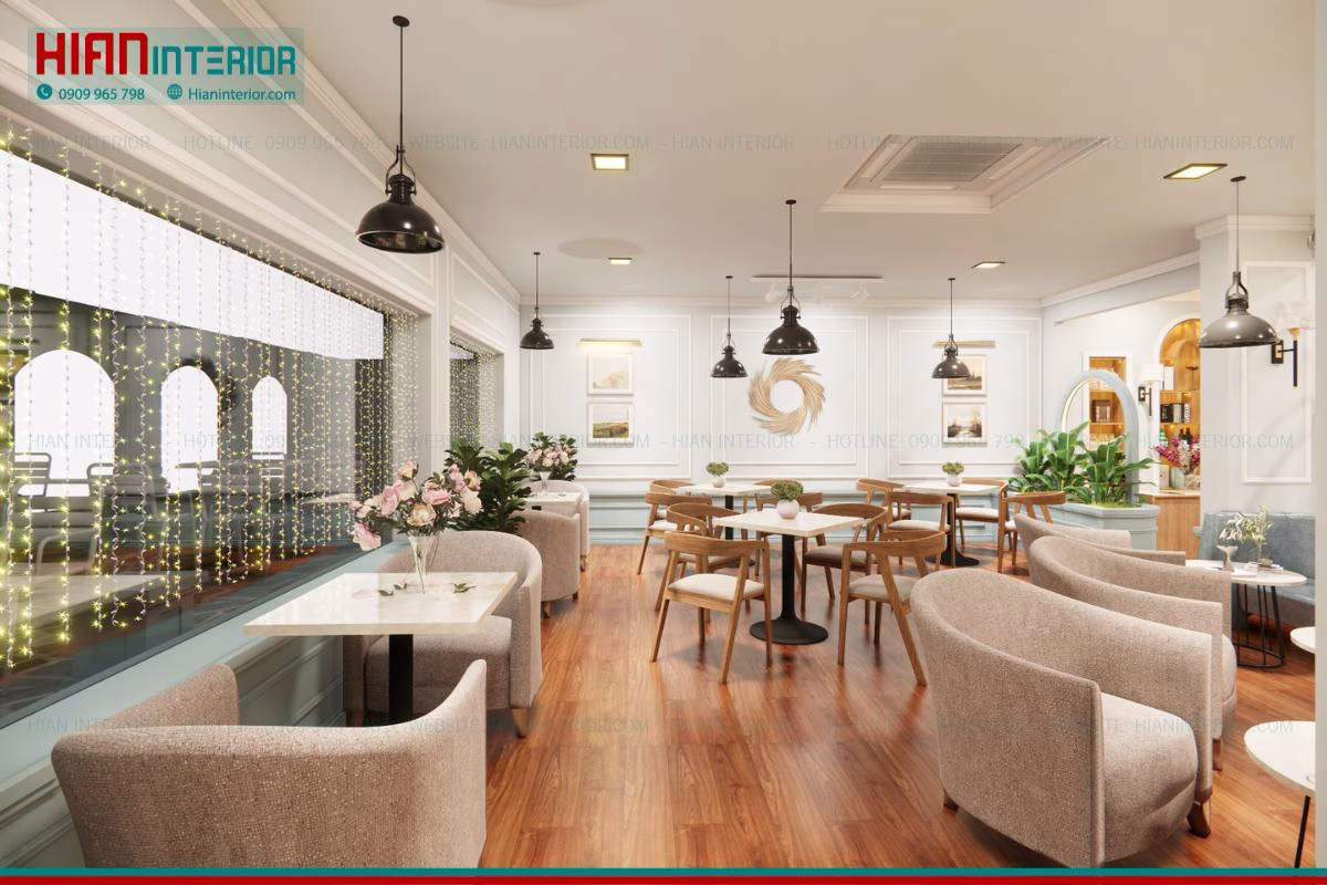 Thiết kế quán cafe Pha Kê Coffee House