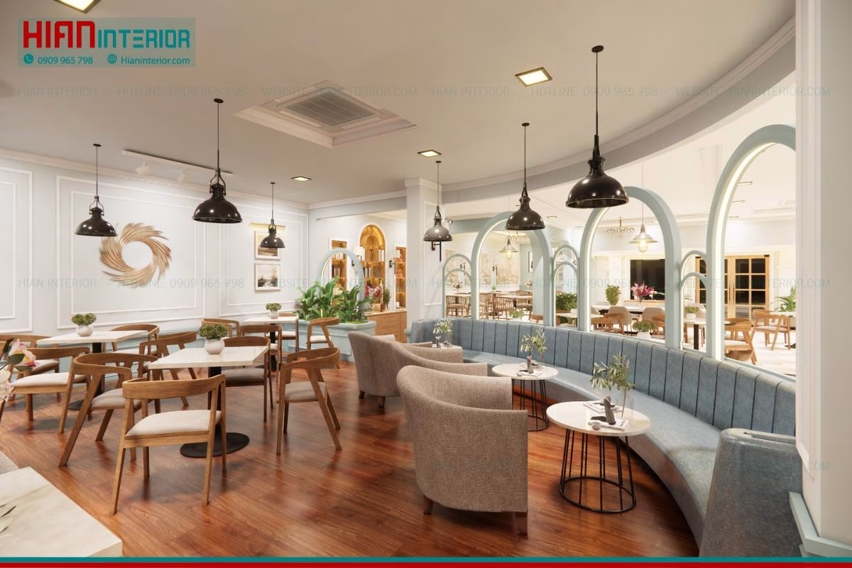 Thiết kế quán cafe Pha Kê Coffee House