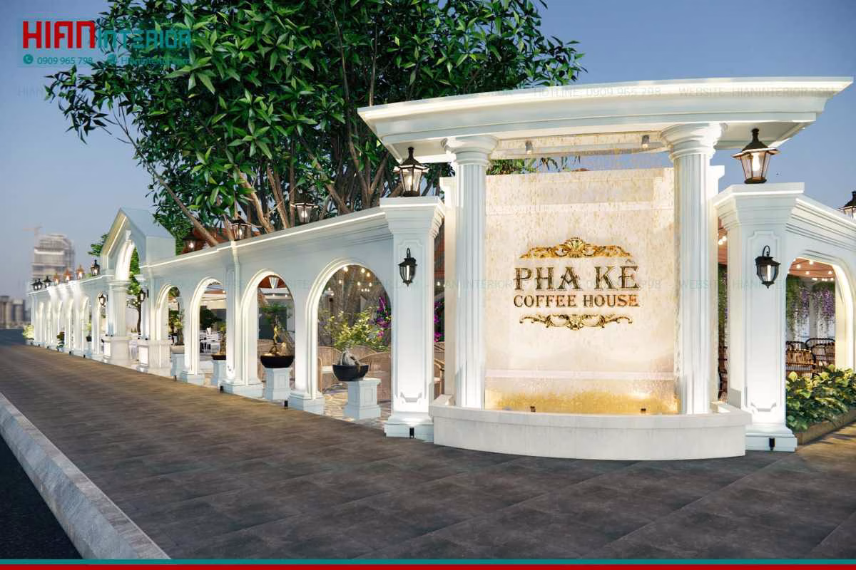 Thiết kế quán cafe Pha Kê Coffee House