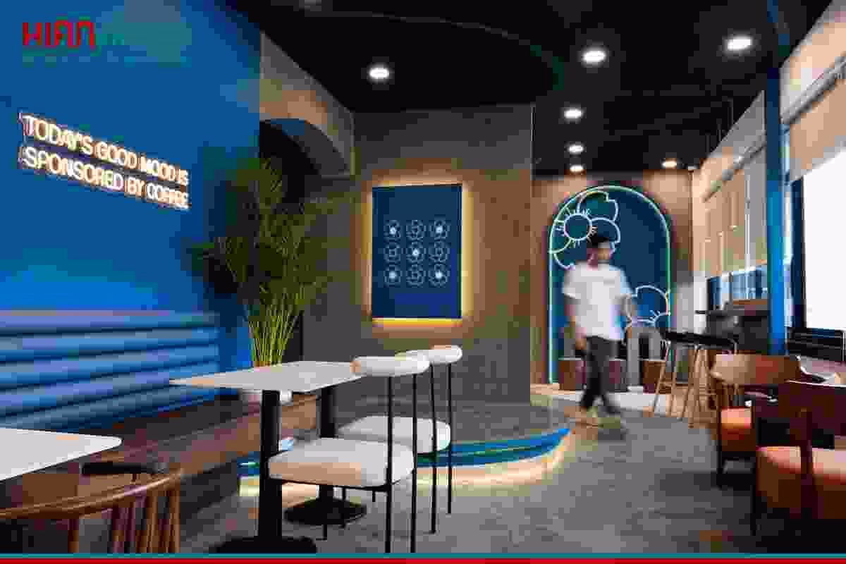 Mẫu Quán Cafe Hiện Đại 2 Tầng